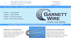 Desktop Screenshot of garnettwire.com